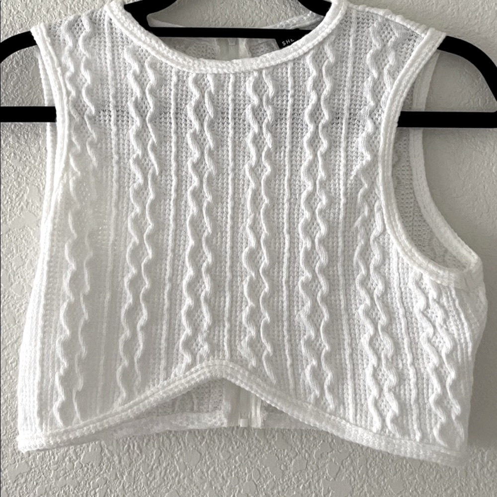 White Cute Top